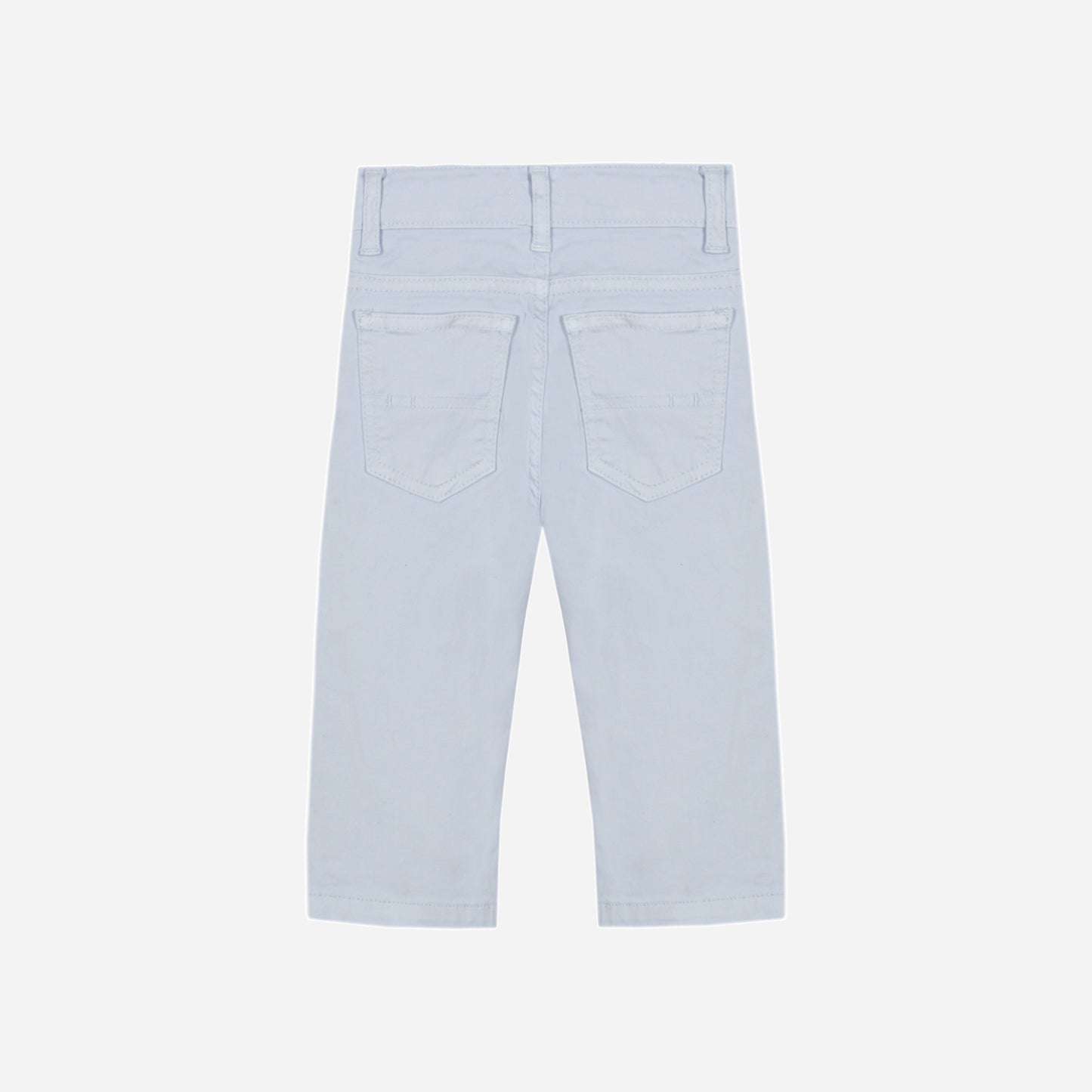 Ecru Long Sleeve and Light Blue Pants