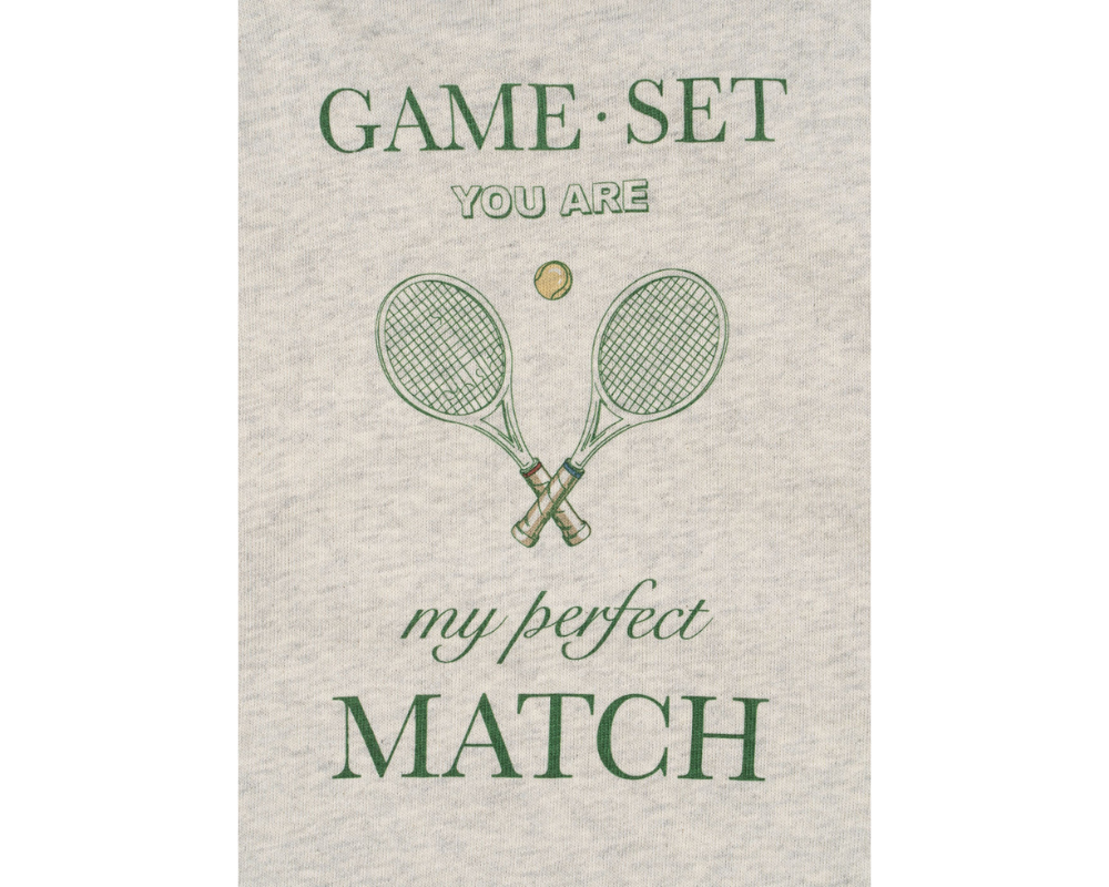 Spotty Long Sleeve Polo - Off White Melange Match