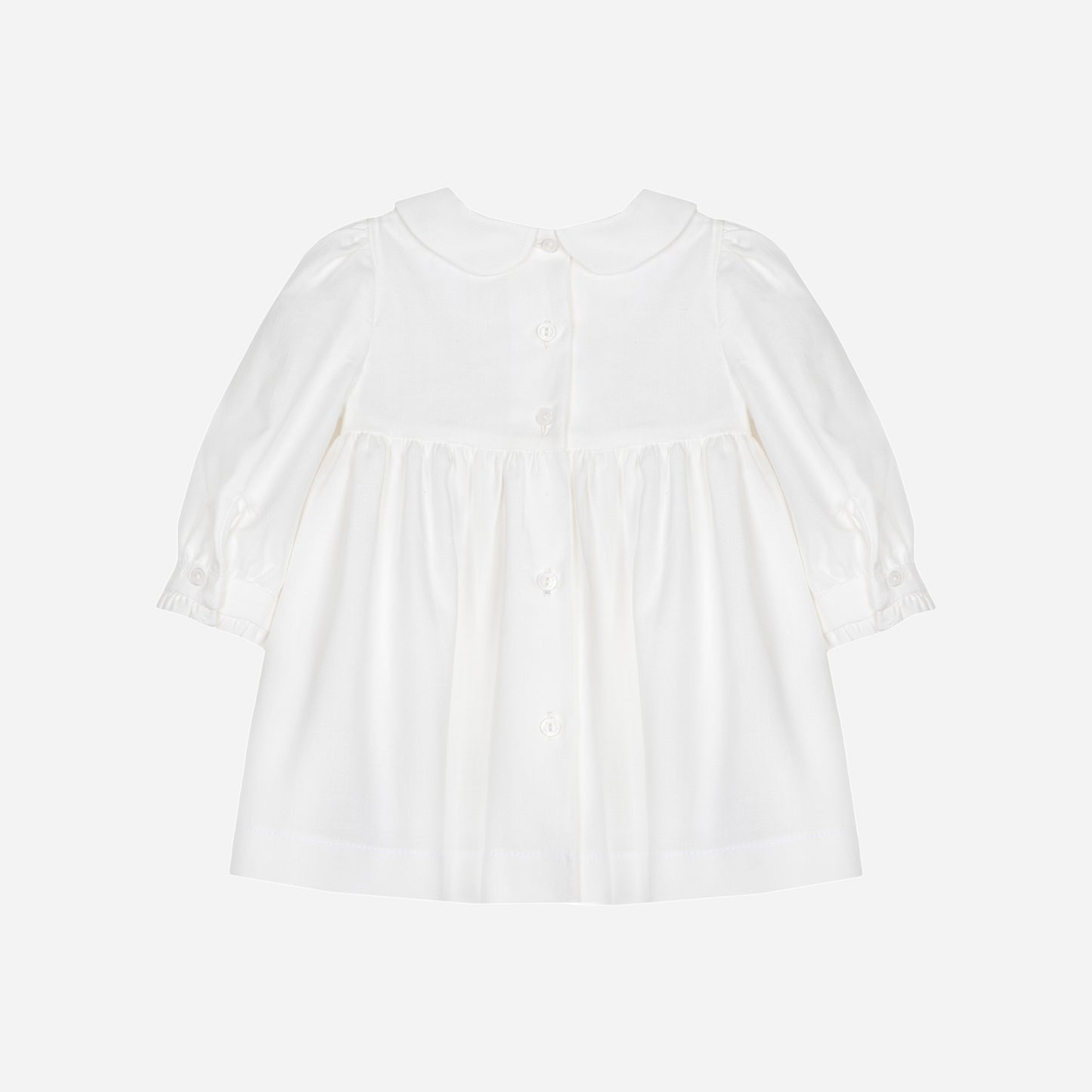 Baby Smocked Ecru Dress