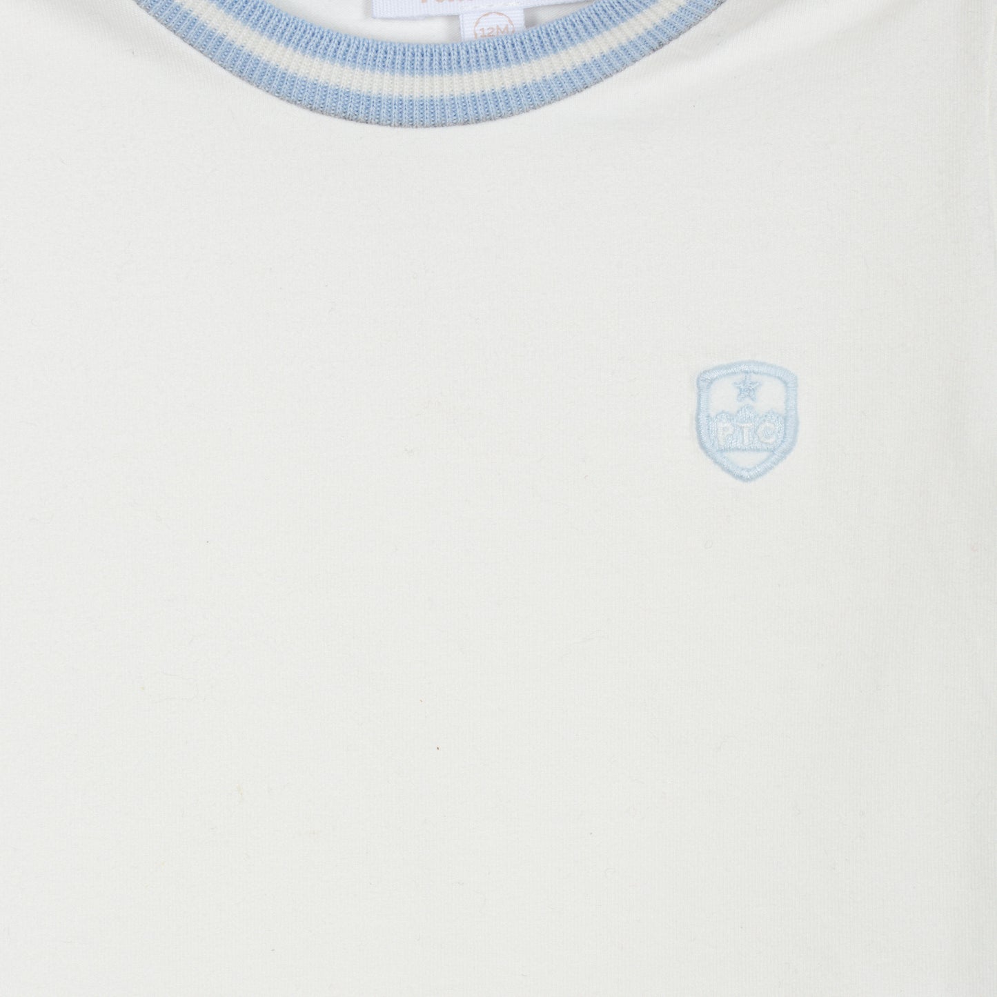 Ecru Long Sleeve and Light Blue Pants