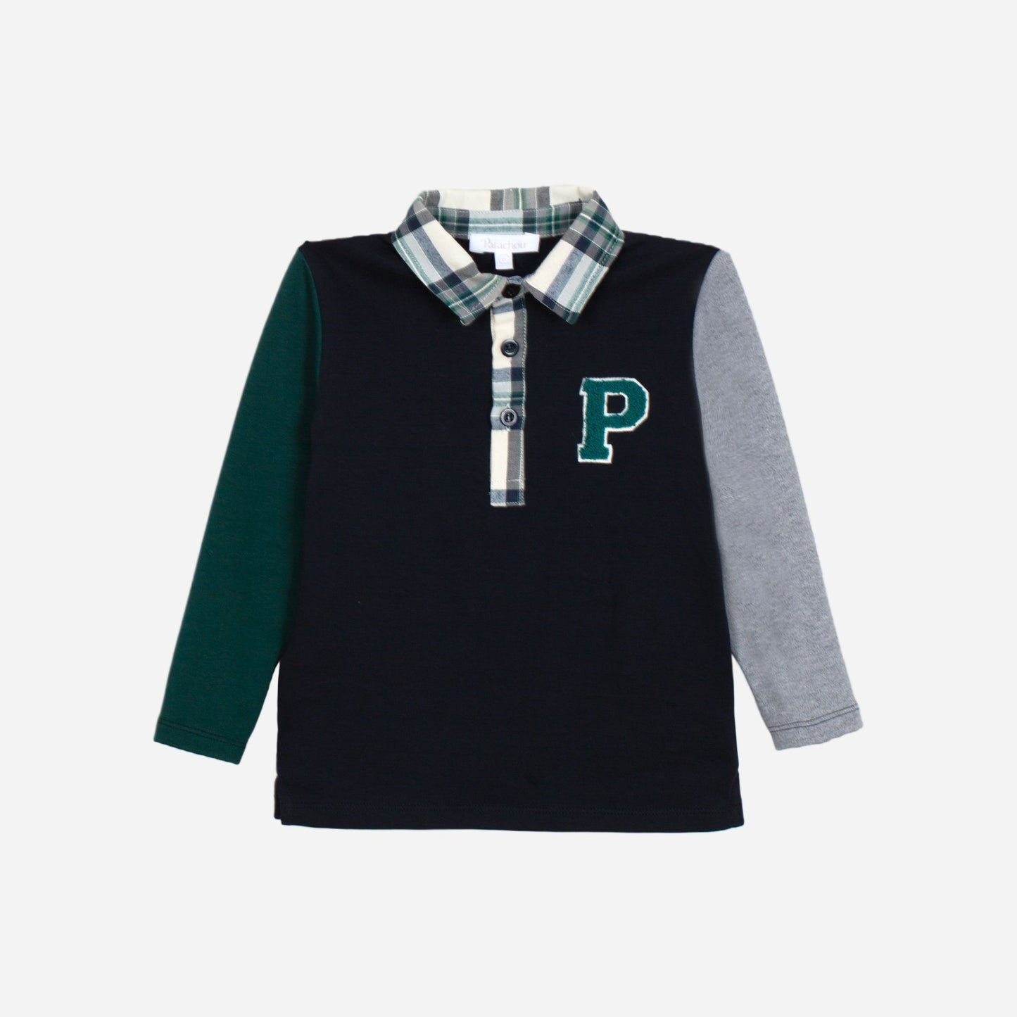 Marine Polo and Emerald Pant Set