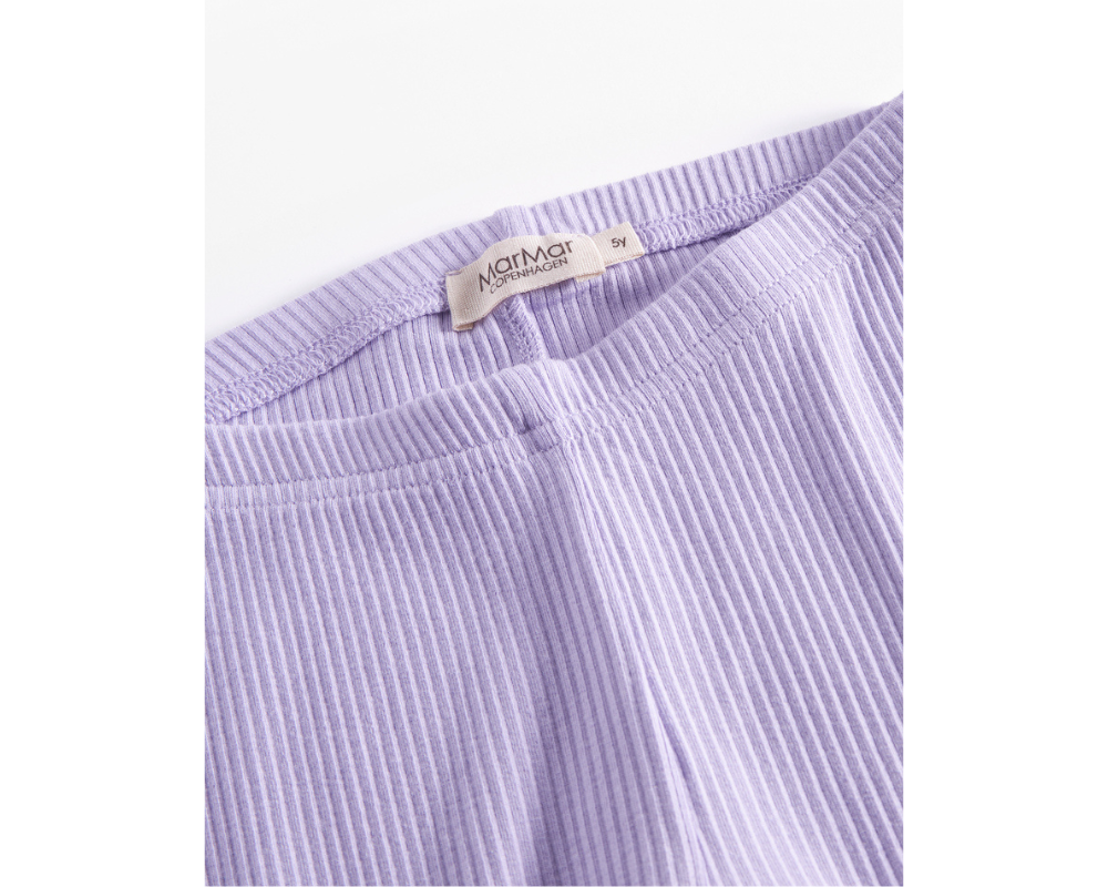 Ribbed Henley Onesie Set - Soft Lavender