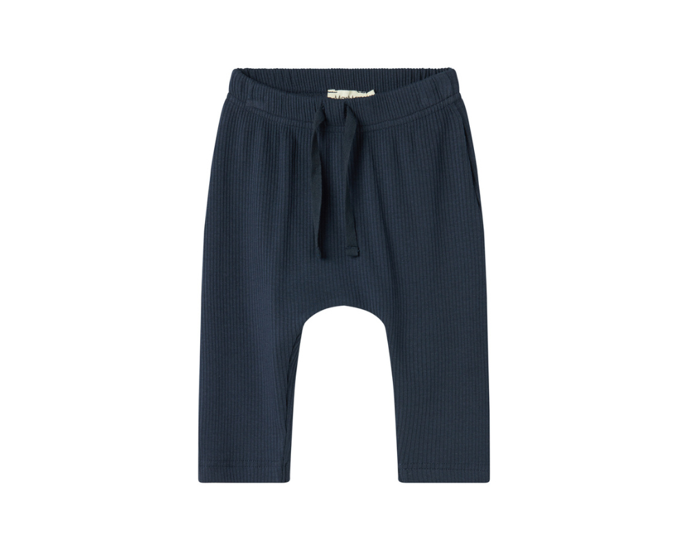Long Sleeve Ribbed Henley Onesie Set - Pilot Navy