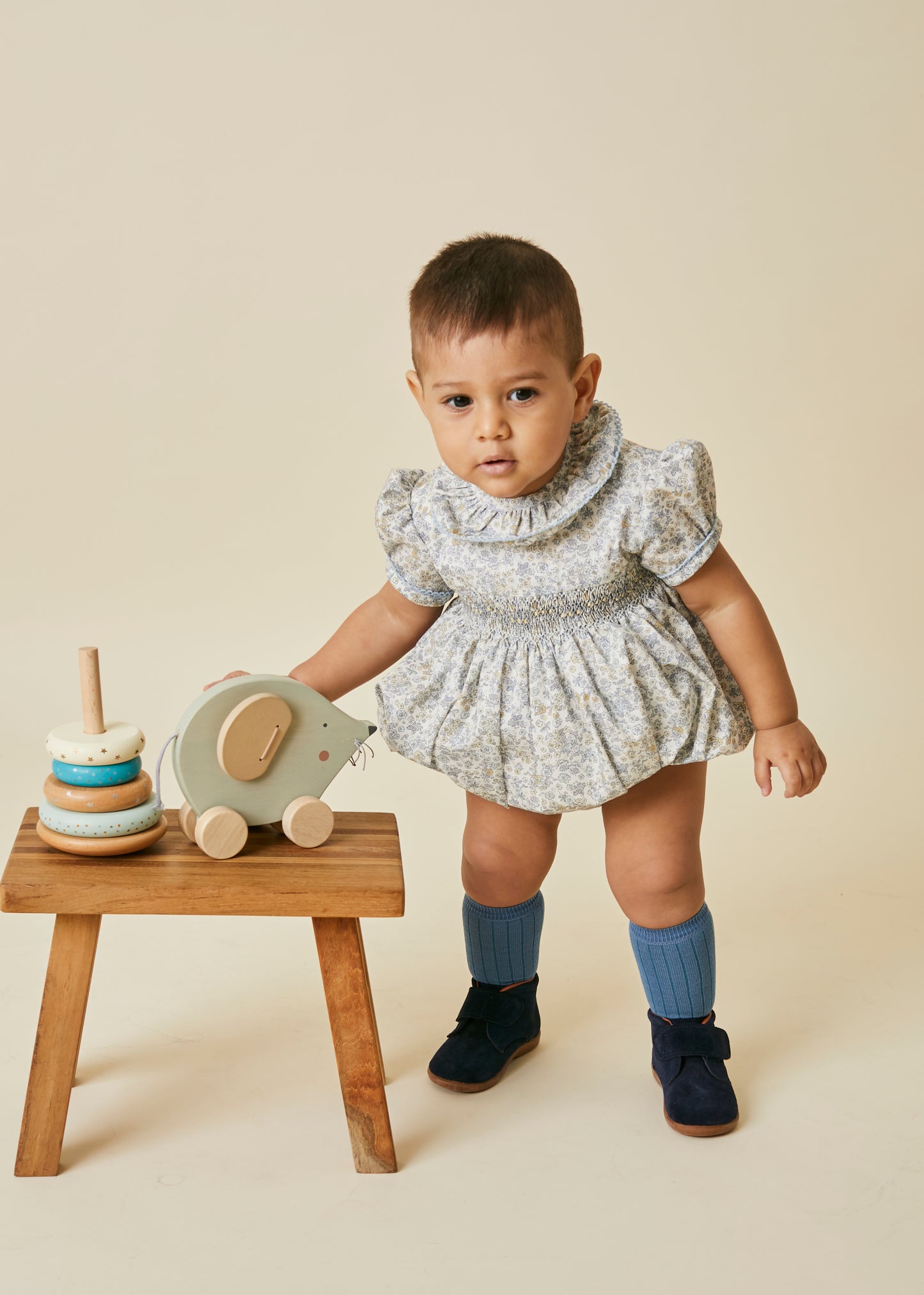 Atlantic Handsmocked Romper