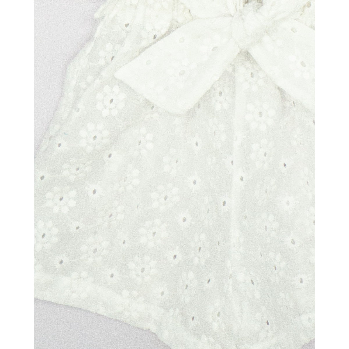 Embroidered Eyelet Cover Up Romper