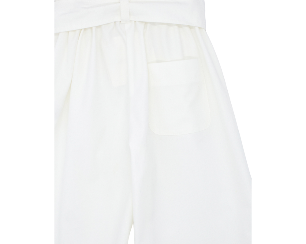 Flor Rosa Belted Pants Apricot Set