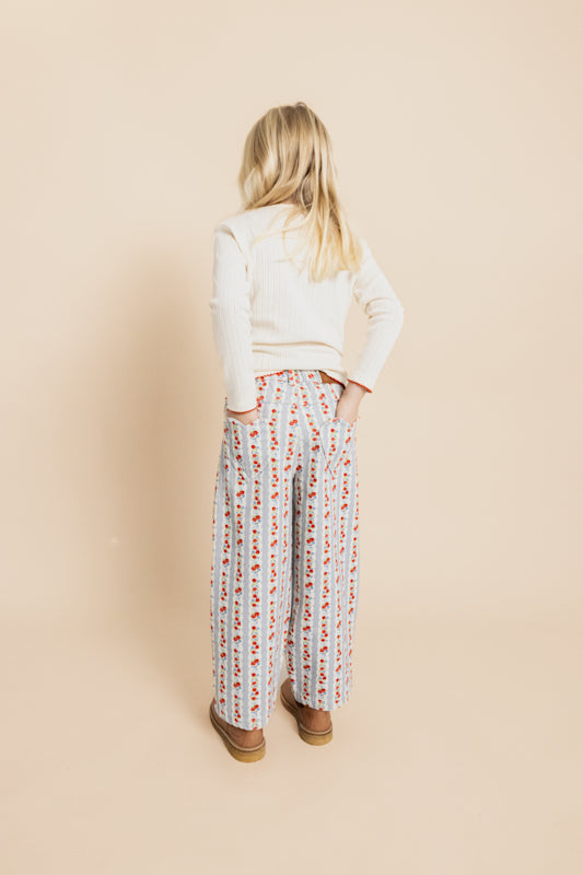Flora Pointelle Blouse - Gentle Cream