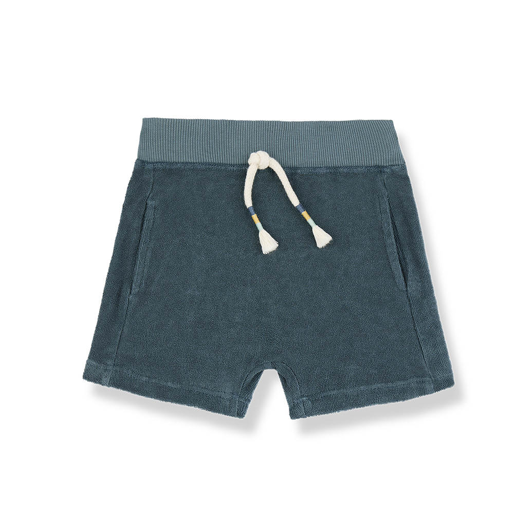 Stefano Sweater and Gabi Terry Shorts Set - Petroleum