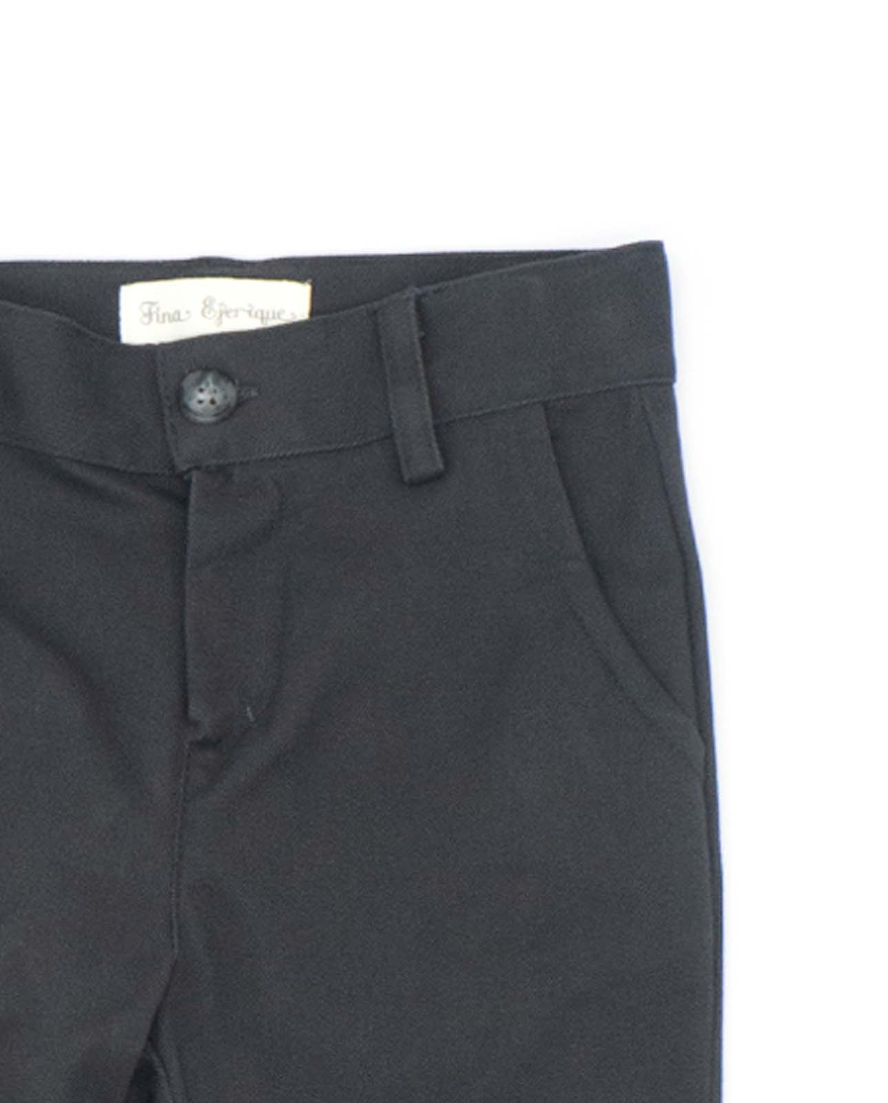 Grey Twill Boy Pants