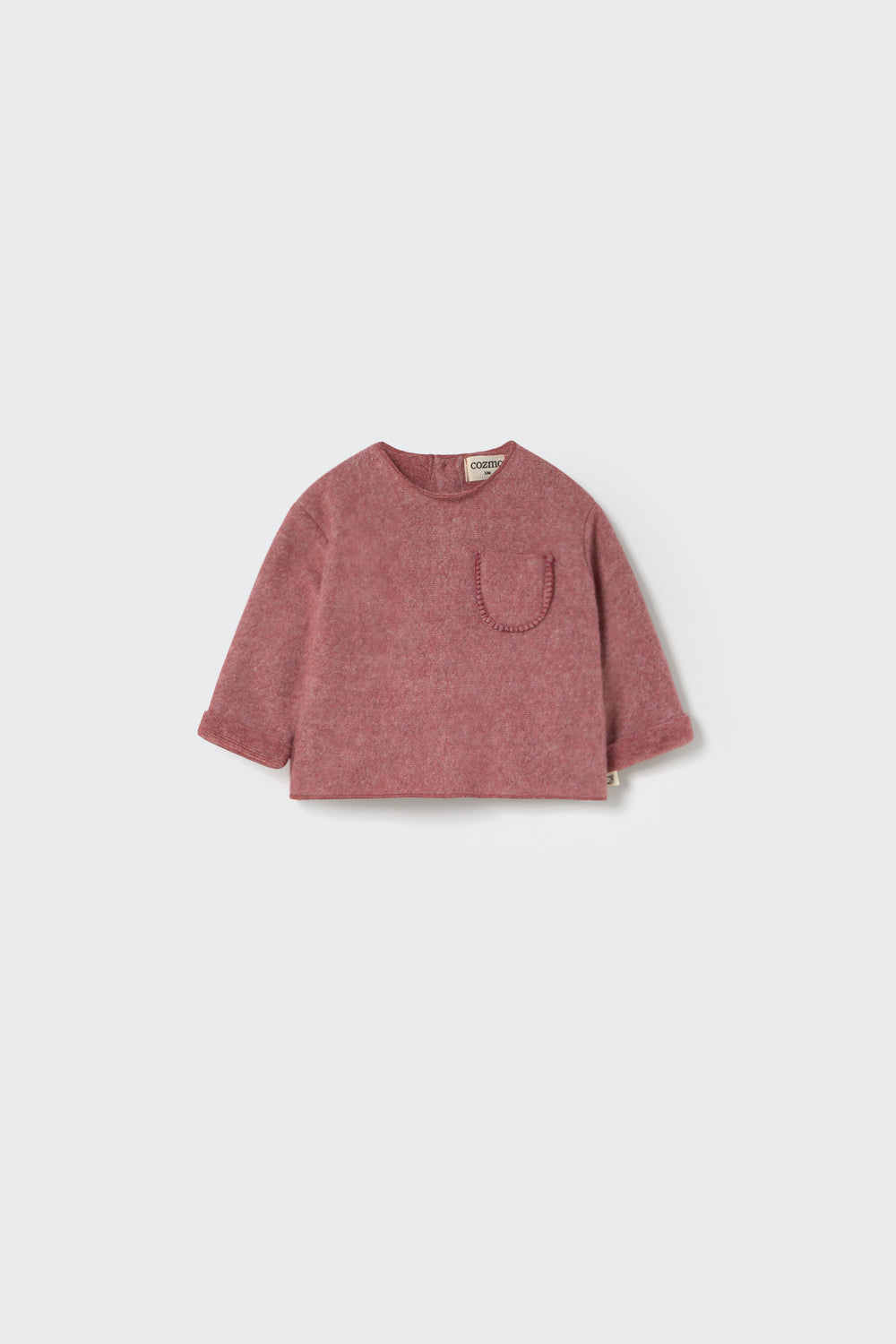 Soft Melange Bamboo Sweater Set - Rose Tea