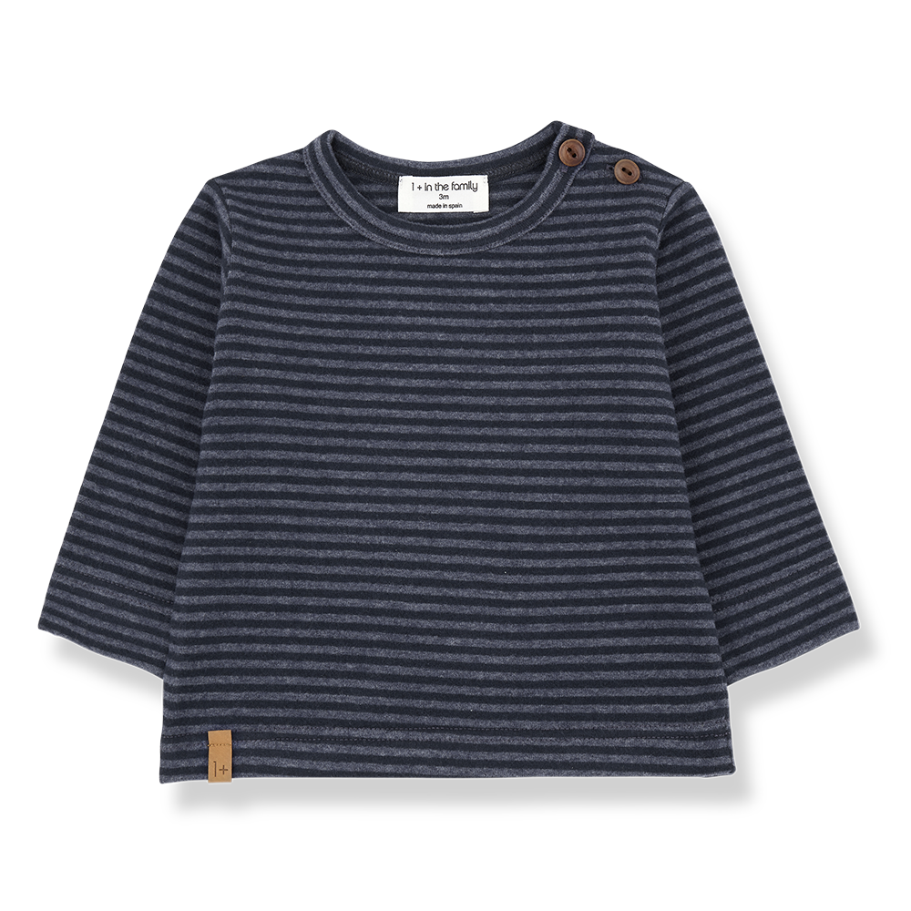 Olaf Long Sleeve T Shirt - Denim