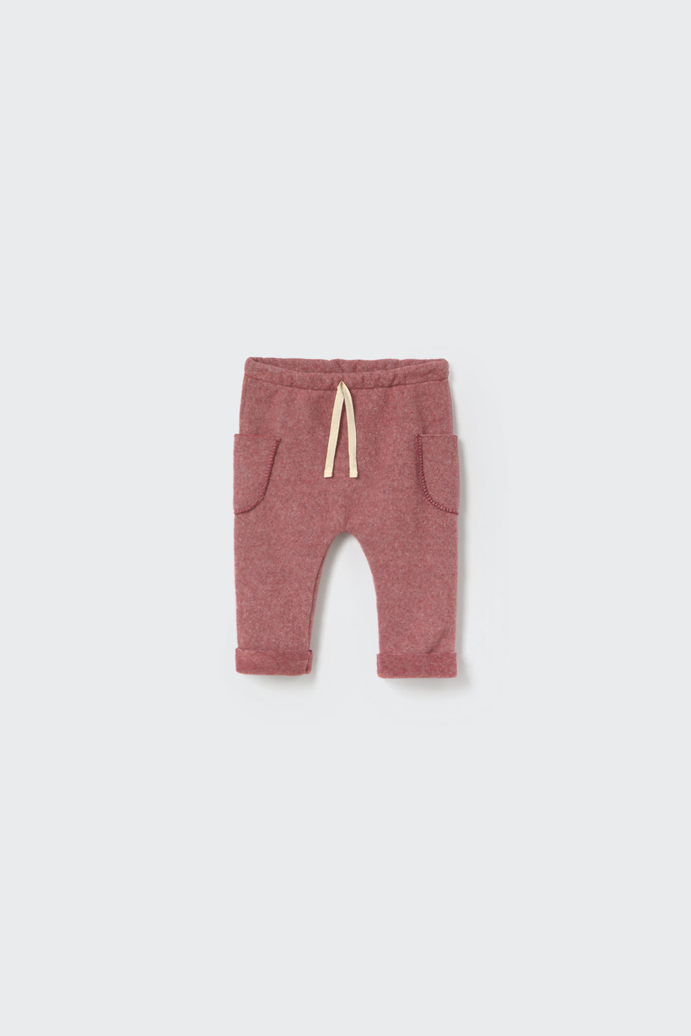 Soft Melange Bamboo Sweater Set - Rose Tea