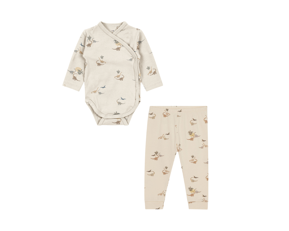 LS Newborn Onesie and Pants Set - Kubi