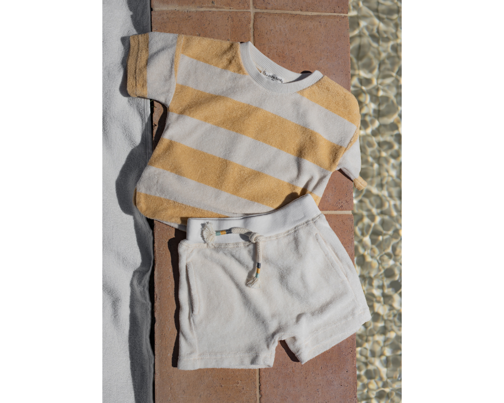 Gabi Terry Shorts - Off White