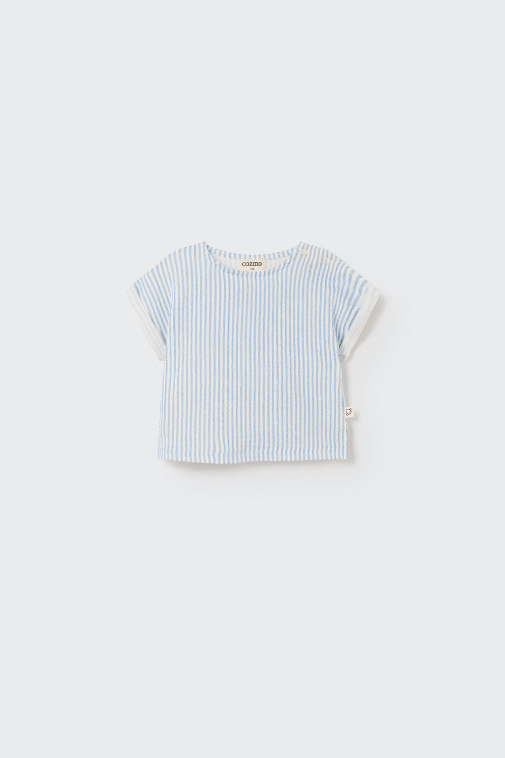 Soft Gauze Baby Pants Set - Blue