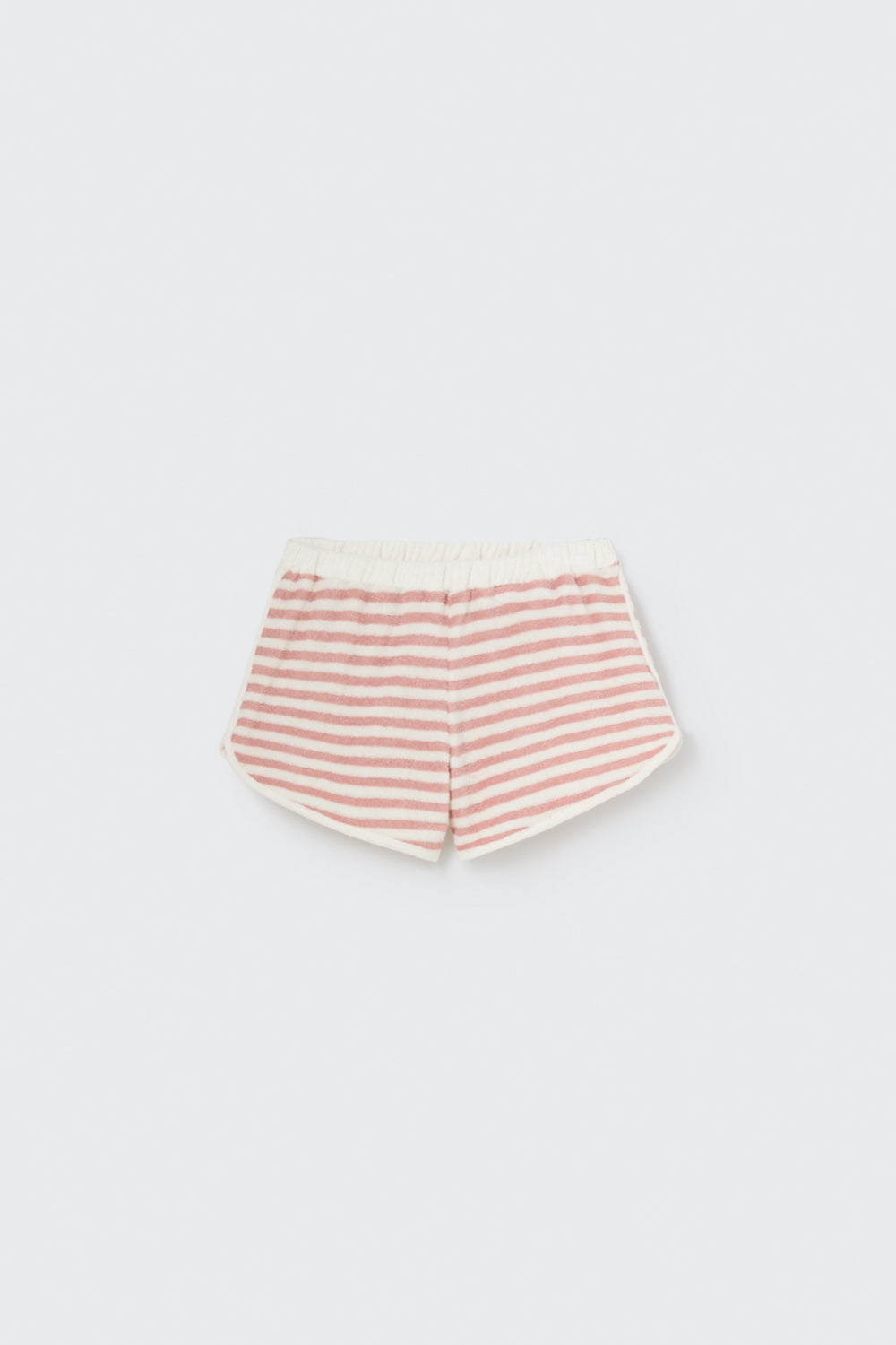 Toweling  T Shirt and Shorts Set - Rose