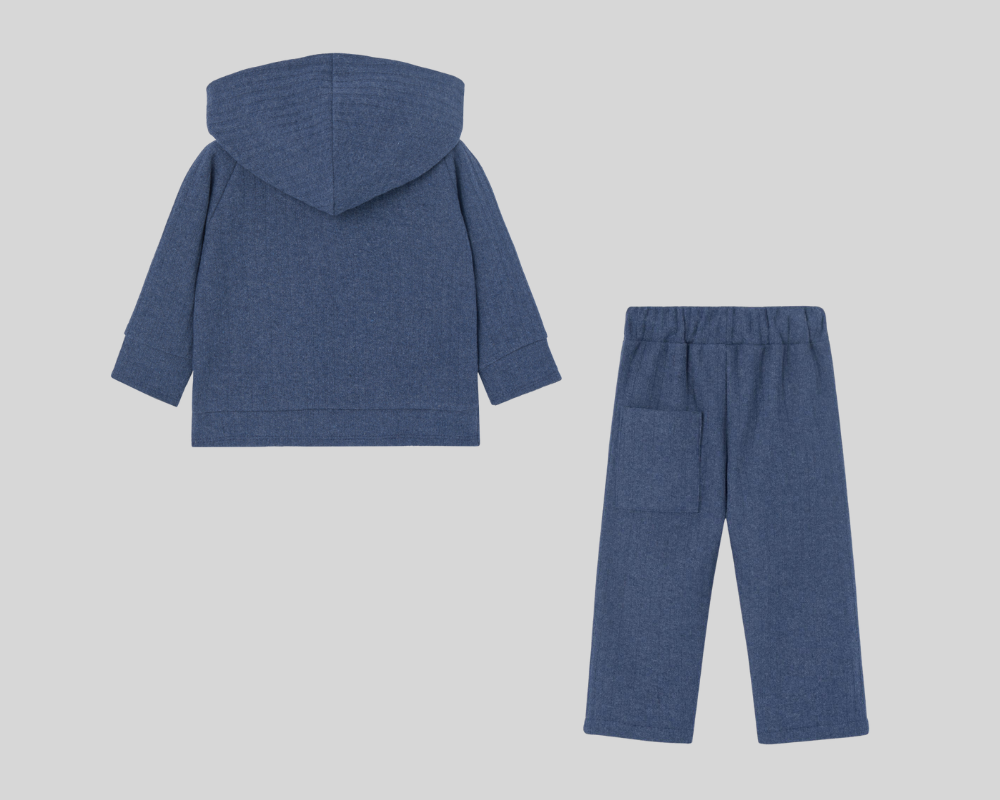 Navy Hooded Sweat Set