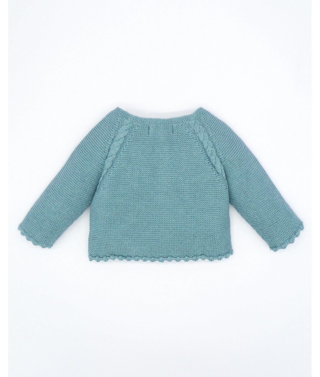 Knitted Baby Cropped Cardigan