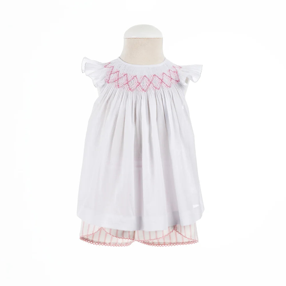 Smocked Batista Shorts Set
