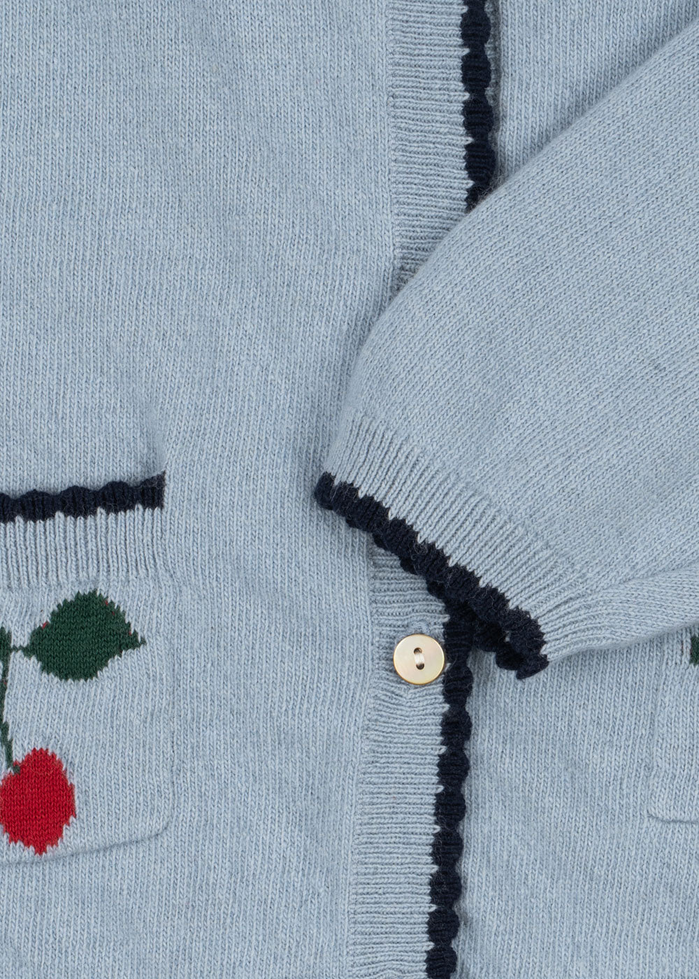 Alexa Knit Cardigan - Blue Fog