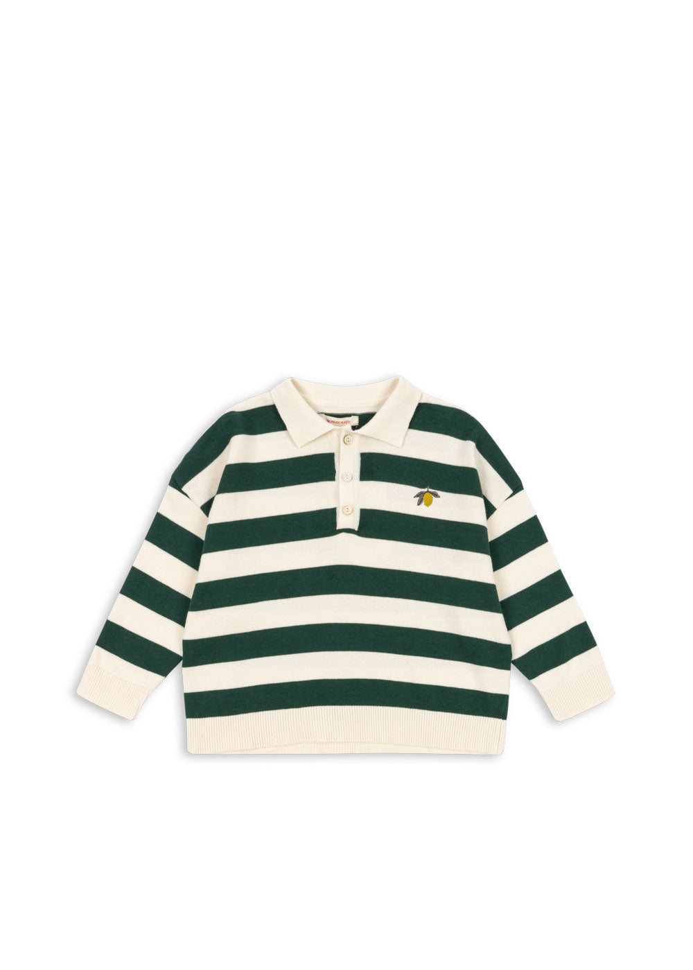 Manis Knit Polo - Pine Grove Stripe