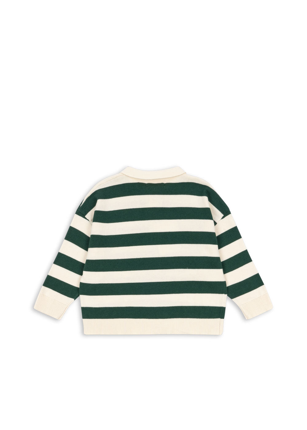 Manis Knit Polo - Pine Grove Stripe