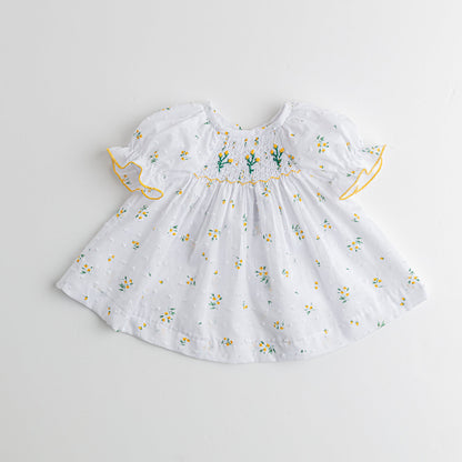 Colibri Dress and Bloomer Set - Yellow