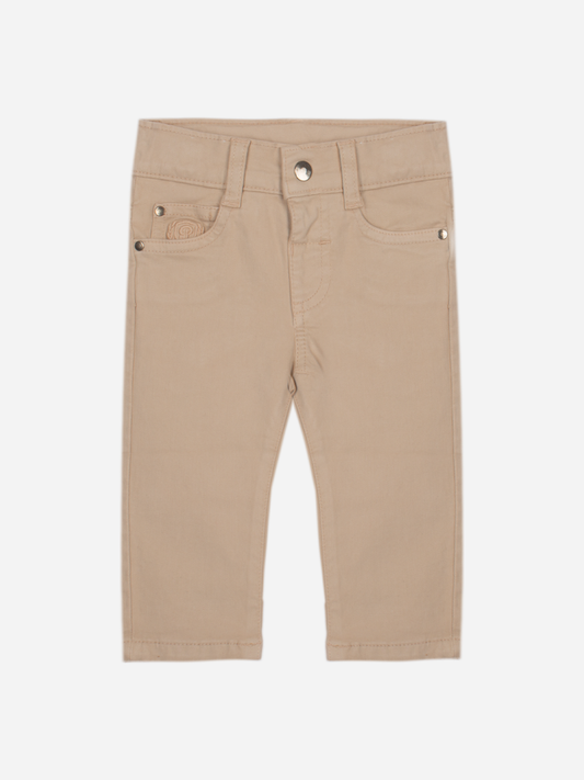 Beige Twill Pants