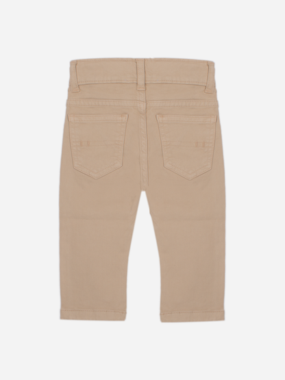 Beige Twill Pants
