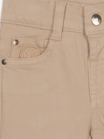 Beige Twill Pants