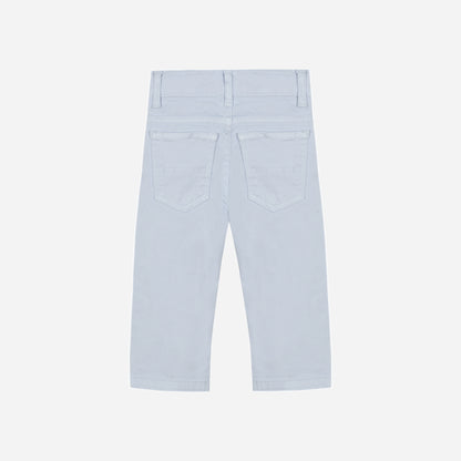 Ecru Long Sleeve and Light Blue Pants