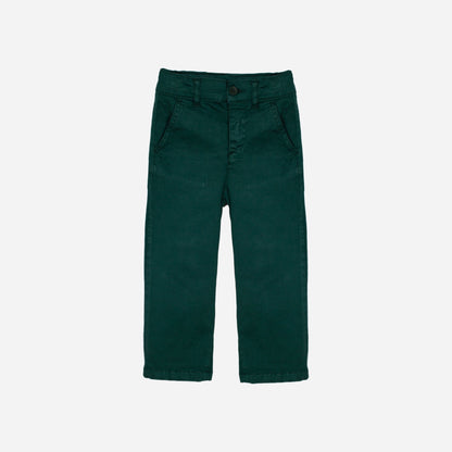 Marine Polo and Emerald Pant Set