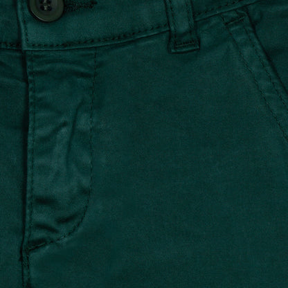 Marine Polo and Emerald Pant Set