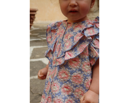 Kim Frill Shorts Set  - Tea Snack Time