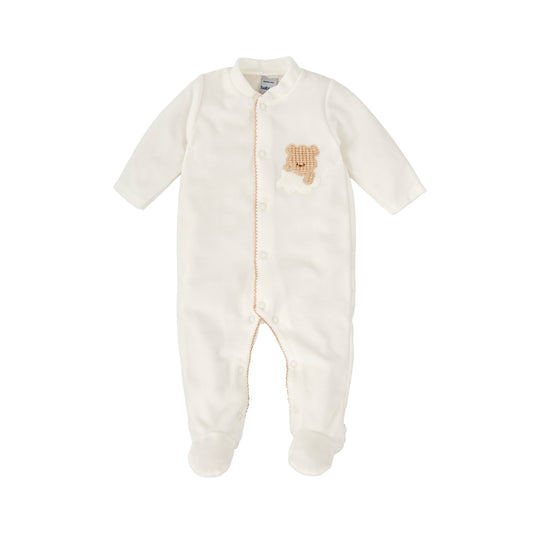 Duna Velvet Pajama Footie