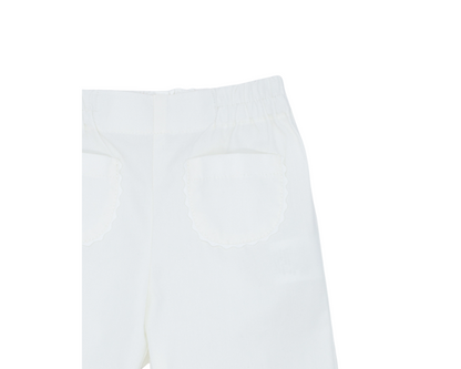 Puffed Apricot Flor Rosa Pants Set