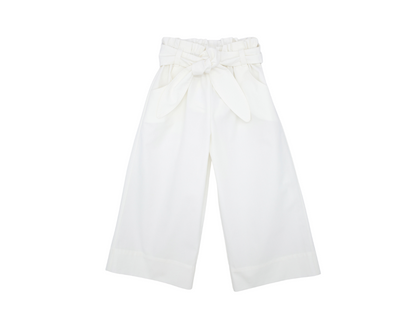 Flor Rosa Belted Pants Apricot Set
