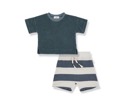 Pietro Shirt and Alessandro Short Set - Petroleum