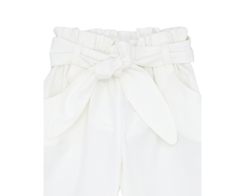 Flor Rosa Belted Pants Apricot Set