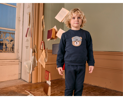 Bear Navy Sweat Set