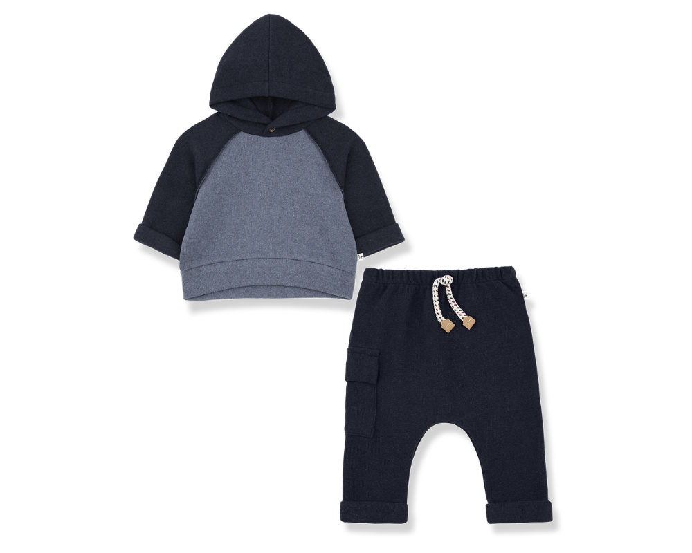 Hakon Hooded Sweater - Denim