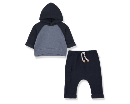 Hakon Hooded Sweater - Denim