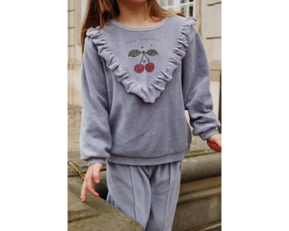 Wally Frill Sweatset - Tradewinds