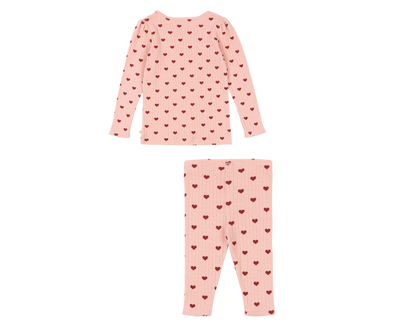 Minnie Pointelle Set - Amour Rouge