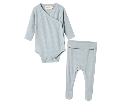 Blue Stone Newborn Onesie Set