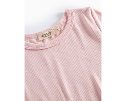 Tani Modal Ribbed Set - Rosewater