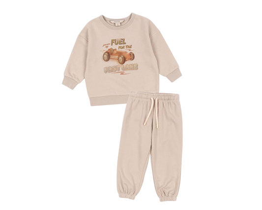 Lou Sweat Set - French Oak