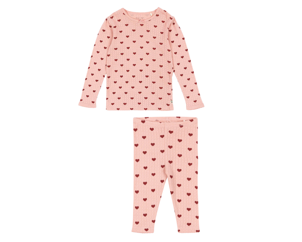 Minnie Pointelle Set - Amour Rouge