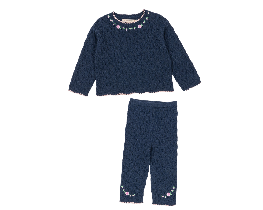 Rosier Sweater Set - Ensign Blue
