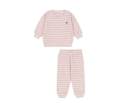 Itty Sweat Set - Lolly Stripe